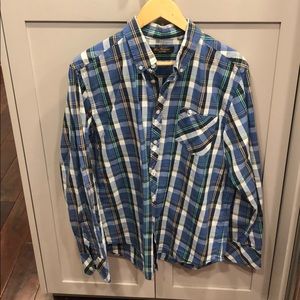 Plaid Ben Sherman button down. XL